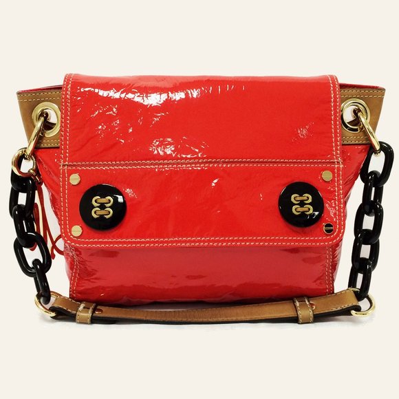 Milly Patent Leather Shoulder Bag - Picture 1 of 12